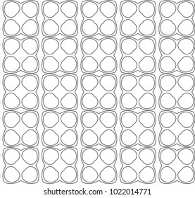 Seamless geometric ornamental vector pattern