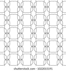 Seamless geometric ornamental vector pattern