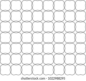 Seamless geometric ornamental vector pattern