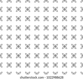 Seamless geometric ornamental vector pattern