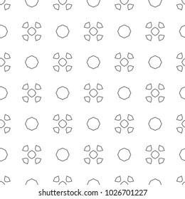 Seamless geometric ornamental vector pattern