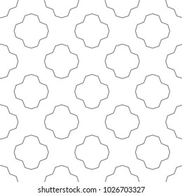 Seamless geometric ornamental vector pattern