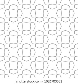 Seamless geometric ornamental vector pattern