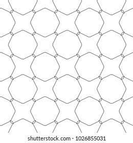 Seamless geometric ornamental vector pattern