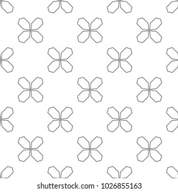 Seamless geometric ornamental vector pattern