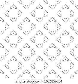 Seamless geometric ornamental vector pattern
