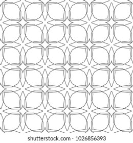 Seamless geometric ornamental vector pattern