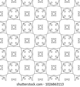 Seamless geometric ornamental vector pattern