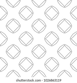Seamless geometric ornamental vector pattern