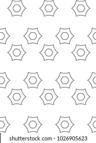 Seamless geometric ornamental vector pattern Seamless geometric ornamental vector pattern