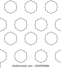 Seamless geometric ornamental vector pattern
