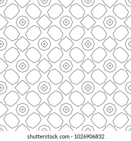 Seamless geometric ornamental vector pattern