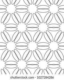 Seamless geometric ornamental vector pattern