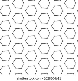 Seamless geometric ornamental vector pattern