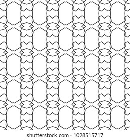 Seamless geometric ornamental vector pattern