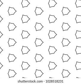 Seamless geometric ornamental vector pattern