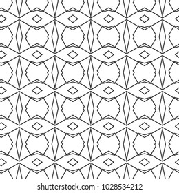 Seamless geometric ornamental vector pattern