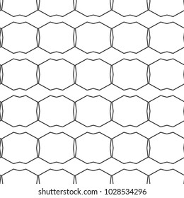 Seamless geometric ornamental vector pattern