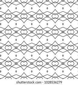 Seamless geometric ornamental vector pattern