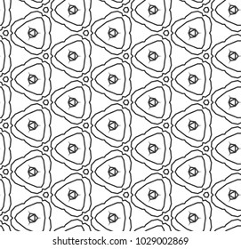 Seamless geometric ornamental vector pattern