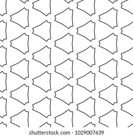 Seamless geometric ornamental vector pattern