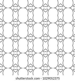 Seamless geometric ornamental vector pattern