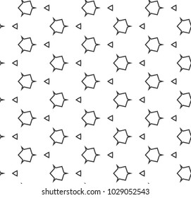 Seamless geometric ornamental vector pattern