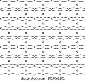 Seamless geometric ornamental vector pattern