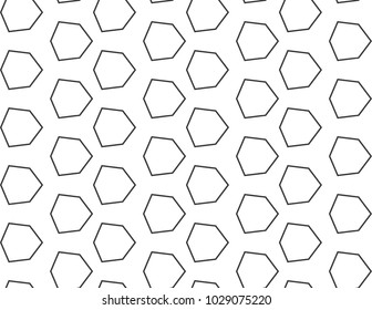 Seamless geometric ornamental vector pattern