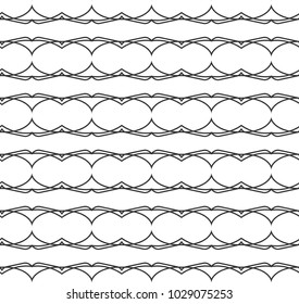 Seamless geometric ornamental vector pattern