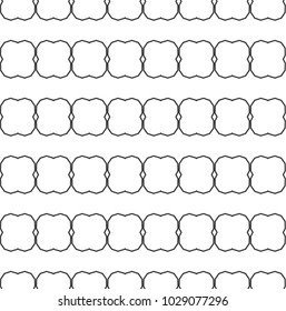 Seamless geometric ornamental vector pattern