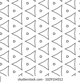 Seamless geometric ornamental vector pattern
