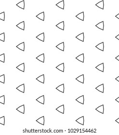 Seamless geometric ornamental vector pattern