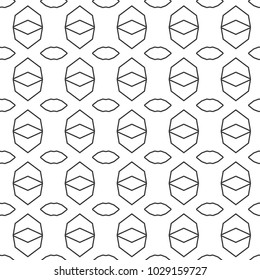 Seamless geometric ornamental vector pattern
