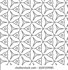Seamless geometric ornamental vector pattern