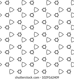 Seamless geometric ornamental vector pattern