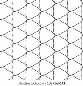 Seamless geometric ornamental vector pattern