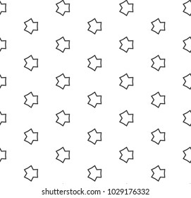 Seamless geometric ornamental vector pattern