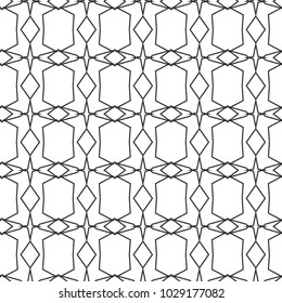 Seamless geometric ornamental vector pattern