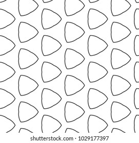Seamless geometric ornamental vector pattern
