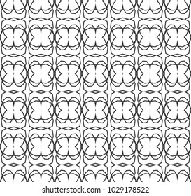 Seamless geometric ornamental vector pattern