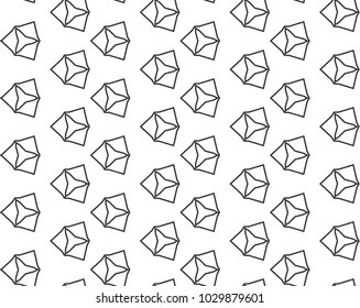 Seamless geometric ornamental vector pattern
