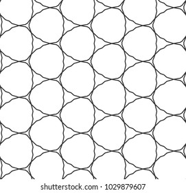 Seamless geometric ornamental vector pattern