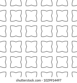 Seamless geometric ornamental vector pattern