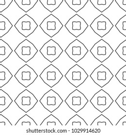 Seamless geometric ornamental vector pattern