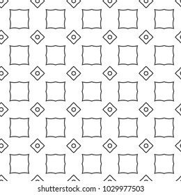 Seamless geometric ornamental vector pattern