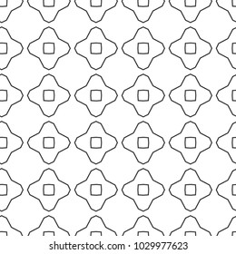 Seamless geometric ornamental vector pattern