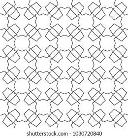 Seamless geometric ornamental vector pattern