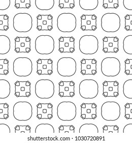 Seamless geometric ornamental vector pattern