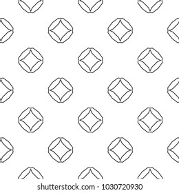 Seamless geometric ornamental vector pattern